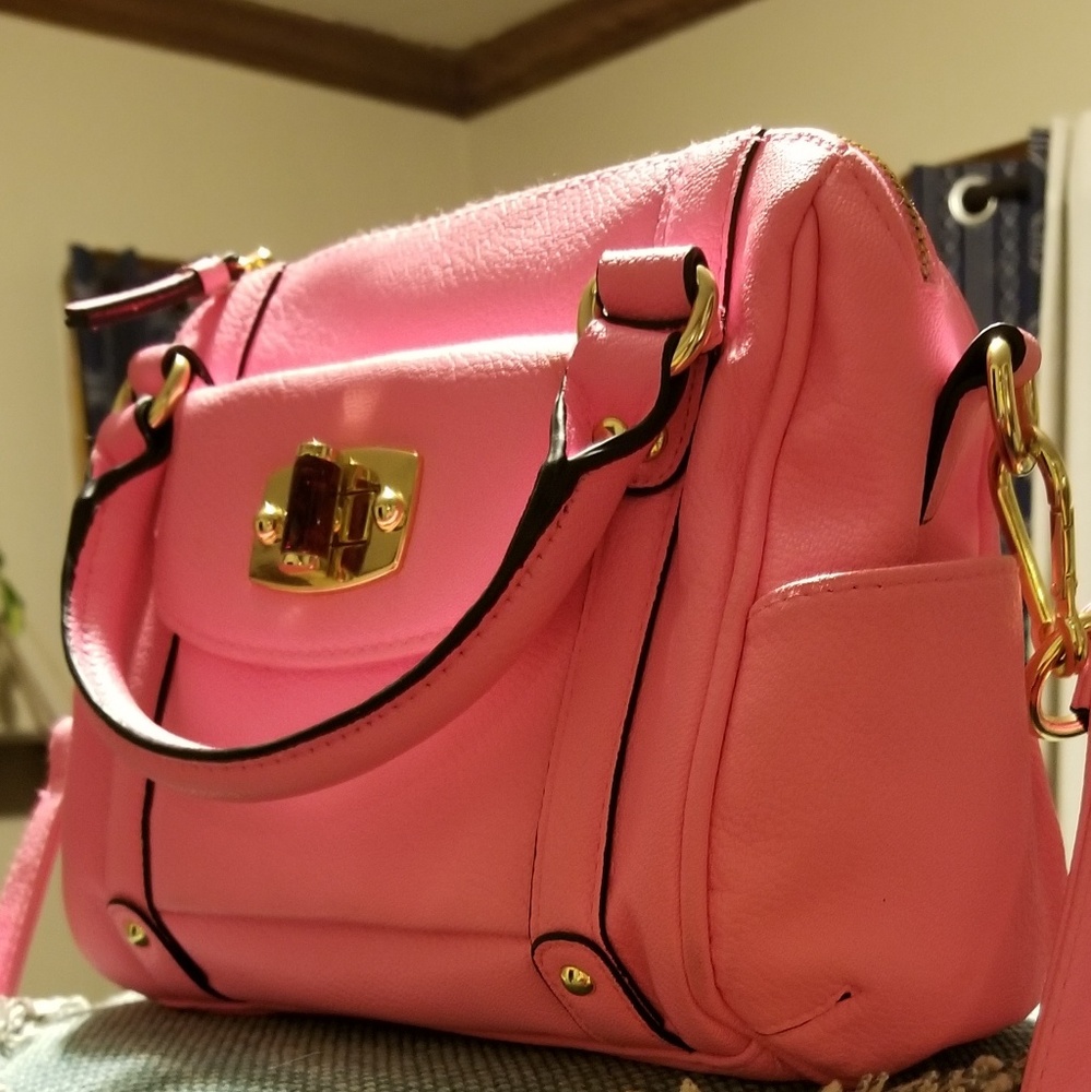 FINAL PRICE! Merona hot pink handbag